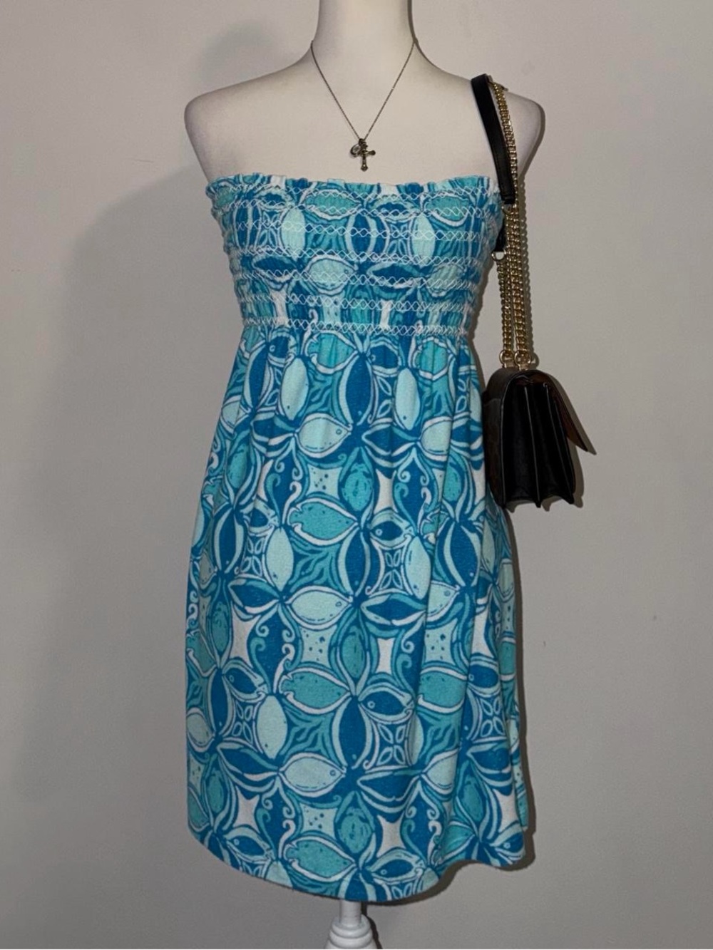 2000s vintage 2014 lily pulitzer whimsical playground prep floral babydoll dress
